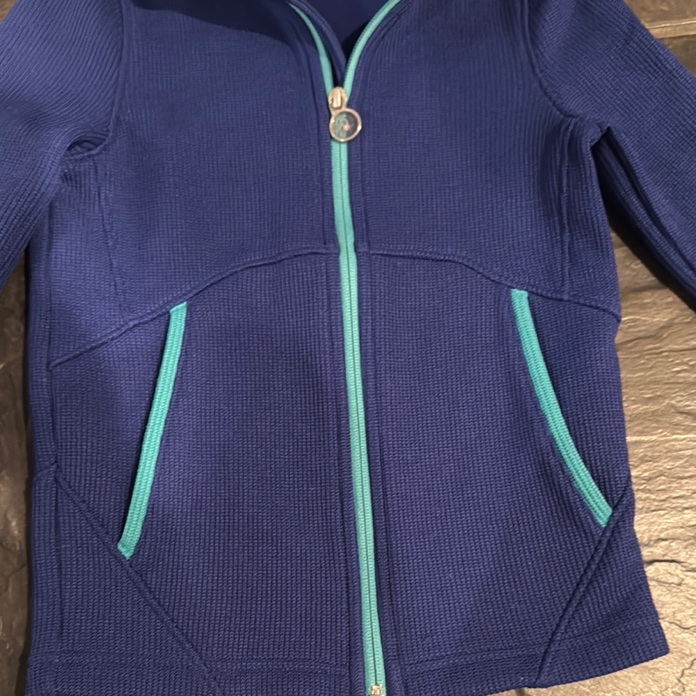 Spyder Blue Rashguard Swim Top - Picture 3 of 6